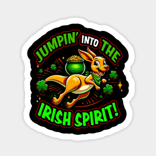 Jumpin into the Irish spirit Sticker